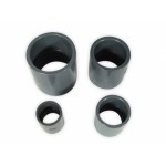 PVC pipe socket / bushing Ø 50mm grey ( will only suit metric plumbing )